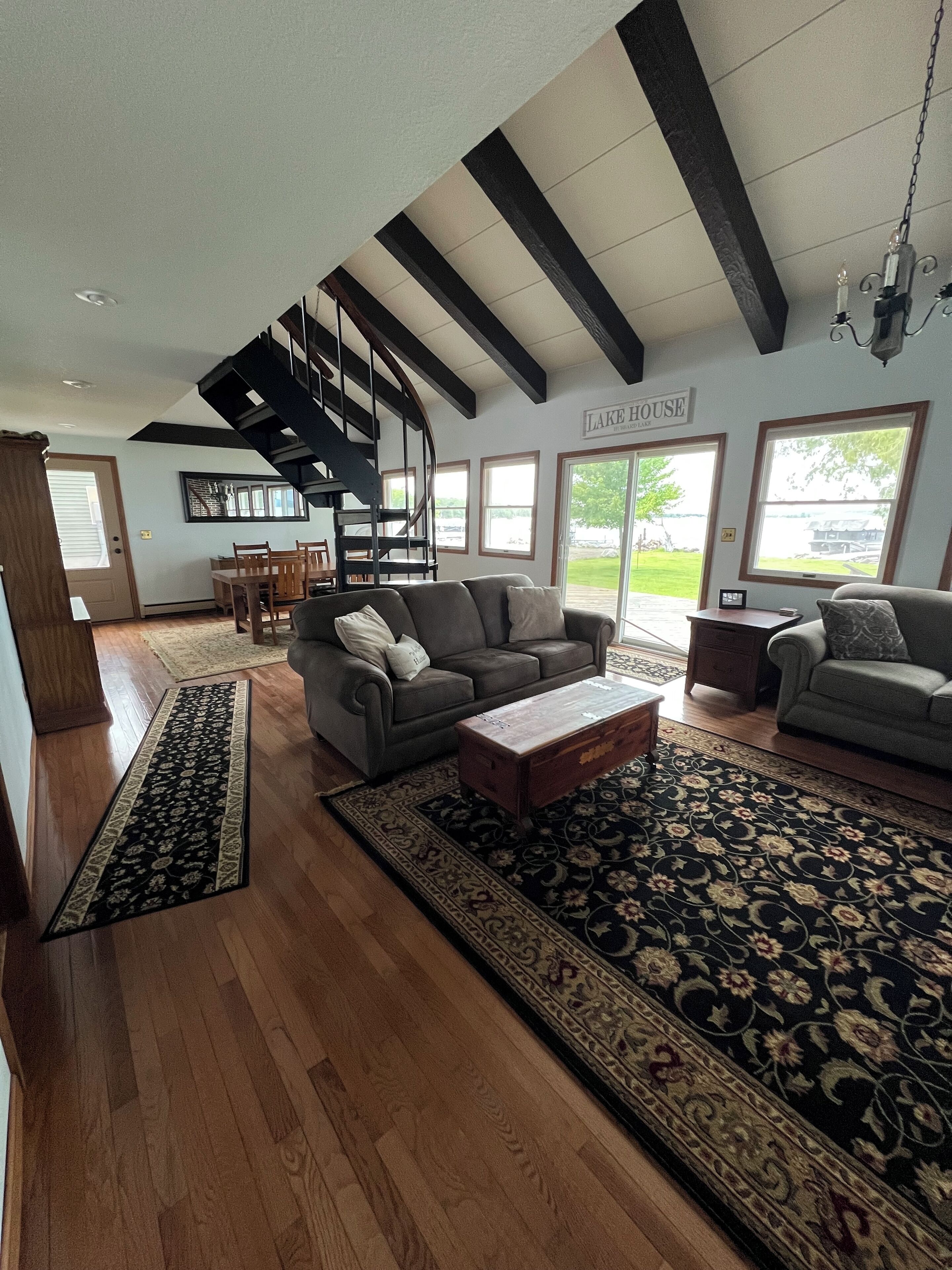 Smart TV, DVD player, video library, computer monitors