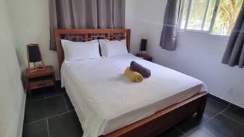 2 bedrooms, iron/ironing board, travel crib, free WiFi