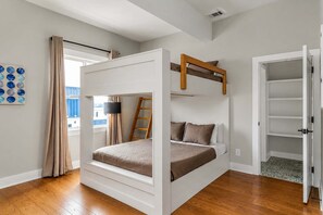 4 bedrooms, iron/ironing board, travel crib, WiFi