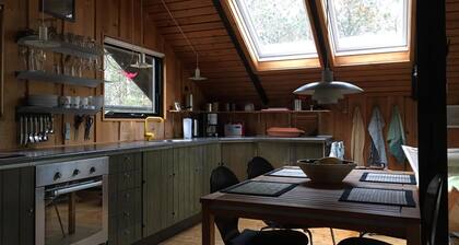 Cottage on Anholt facing a large natural area