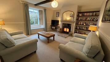 Télévision, cheminée