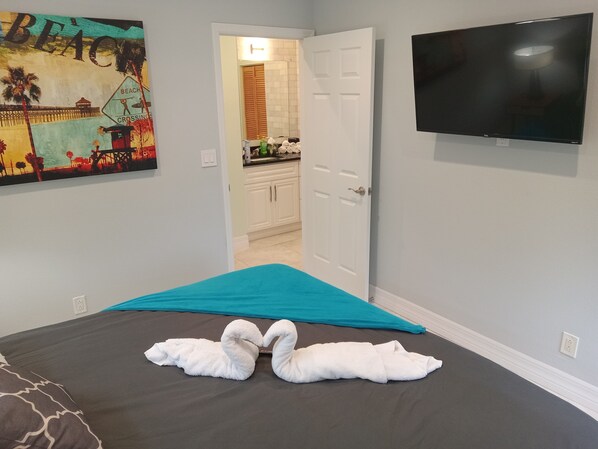 1 多间卧室、熨斗/熨衣板、免费 WiFi、床单