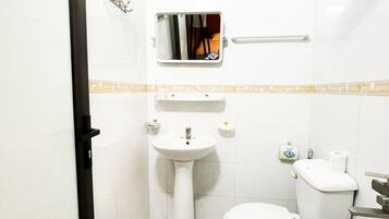 Hydromassage showerhead, hair dryer, slippers, bidet