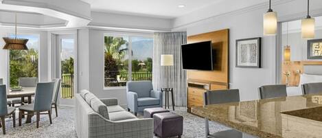 Smart-tv, pejs, bordtennisbord