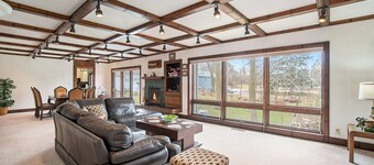 Dog-friendly home near Lake Michigan with patio & firepit