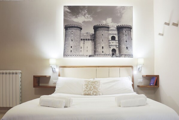 2 dormitorios, tabla de planchar con plancha, Internet y ropa de cama