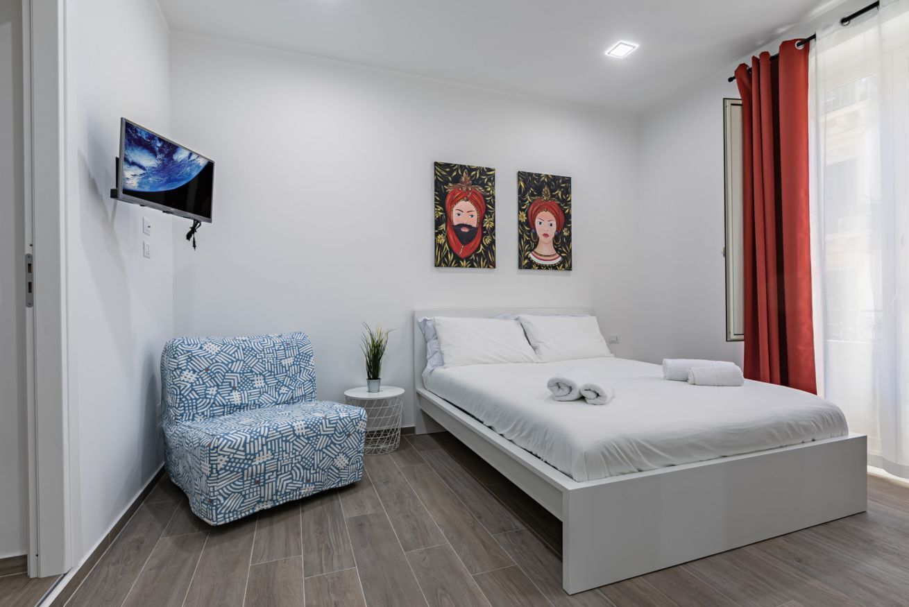 1 soverom, strykejern/-brett, wi-fi og sengetøy