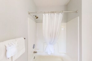 Hair dryer, towels