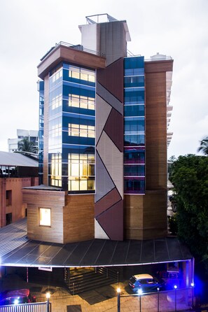 Fassade der Unterkunft