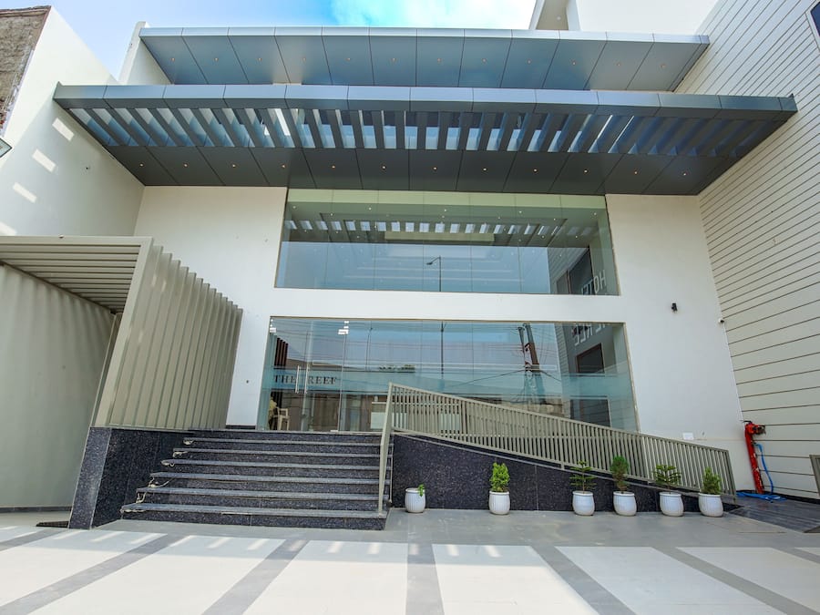 Façade de l’hébergement