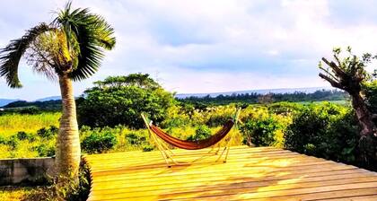 A house with a view of the sea in both directions
