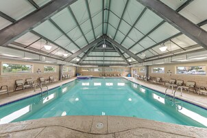Indoor pool, outdoor pool
