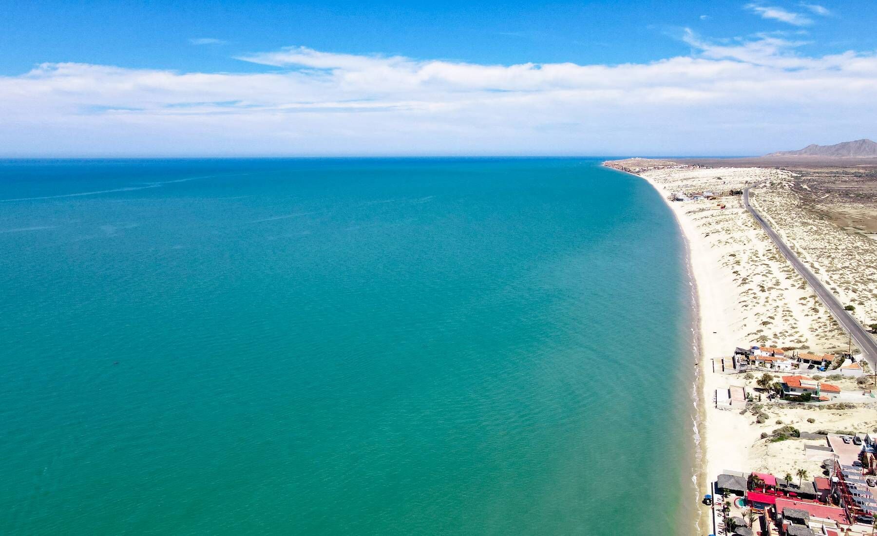 En la playa 