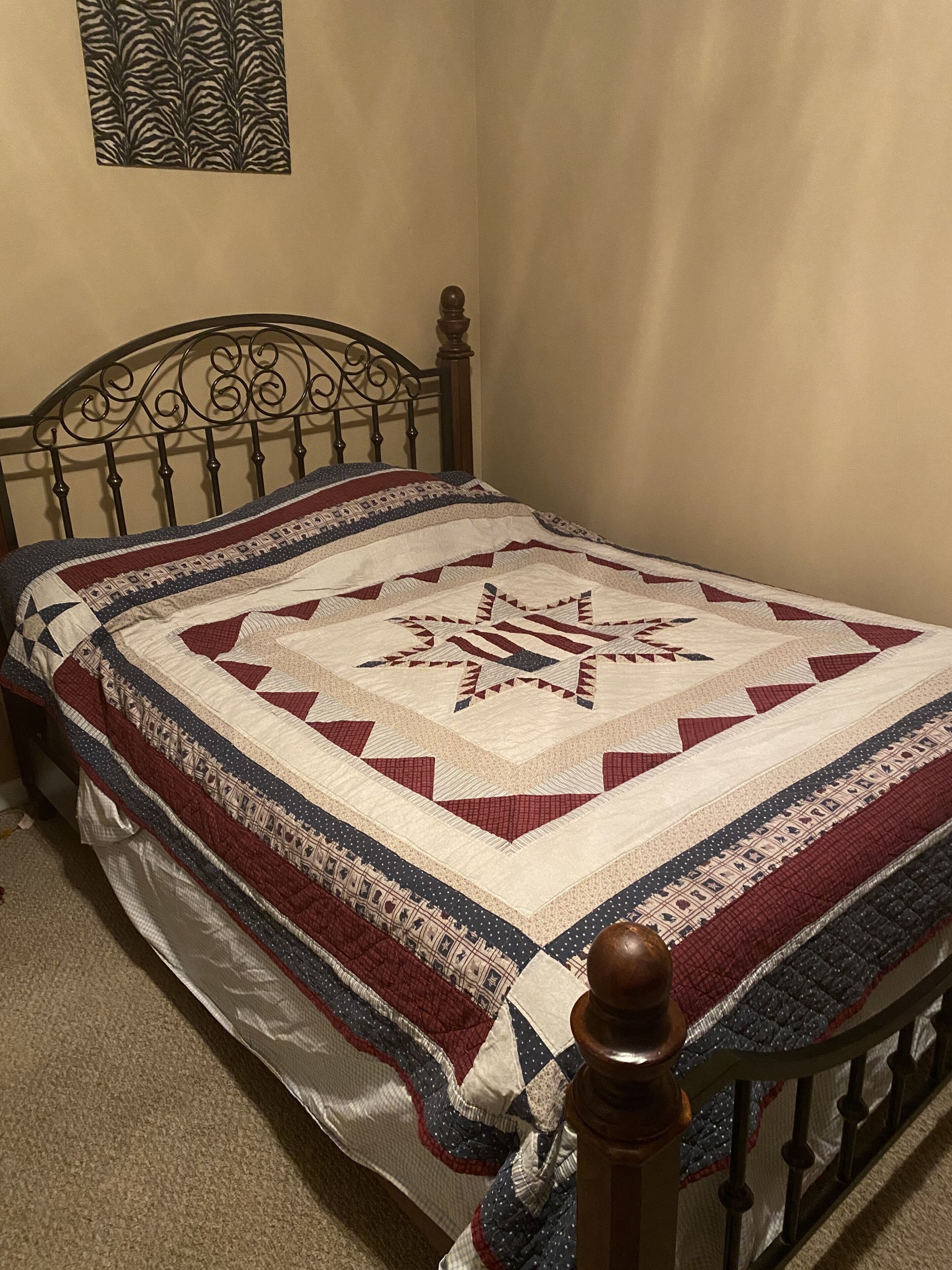 Comfortable Bedroom and Full Bathroom