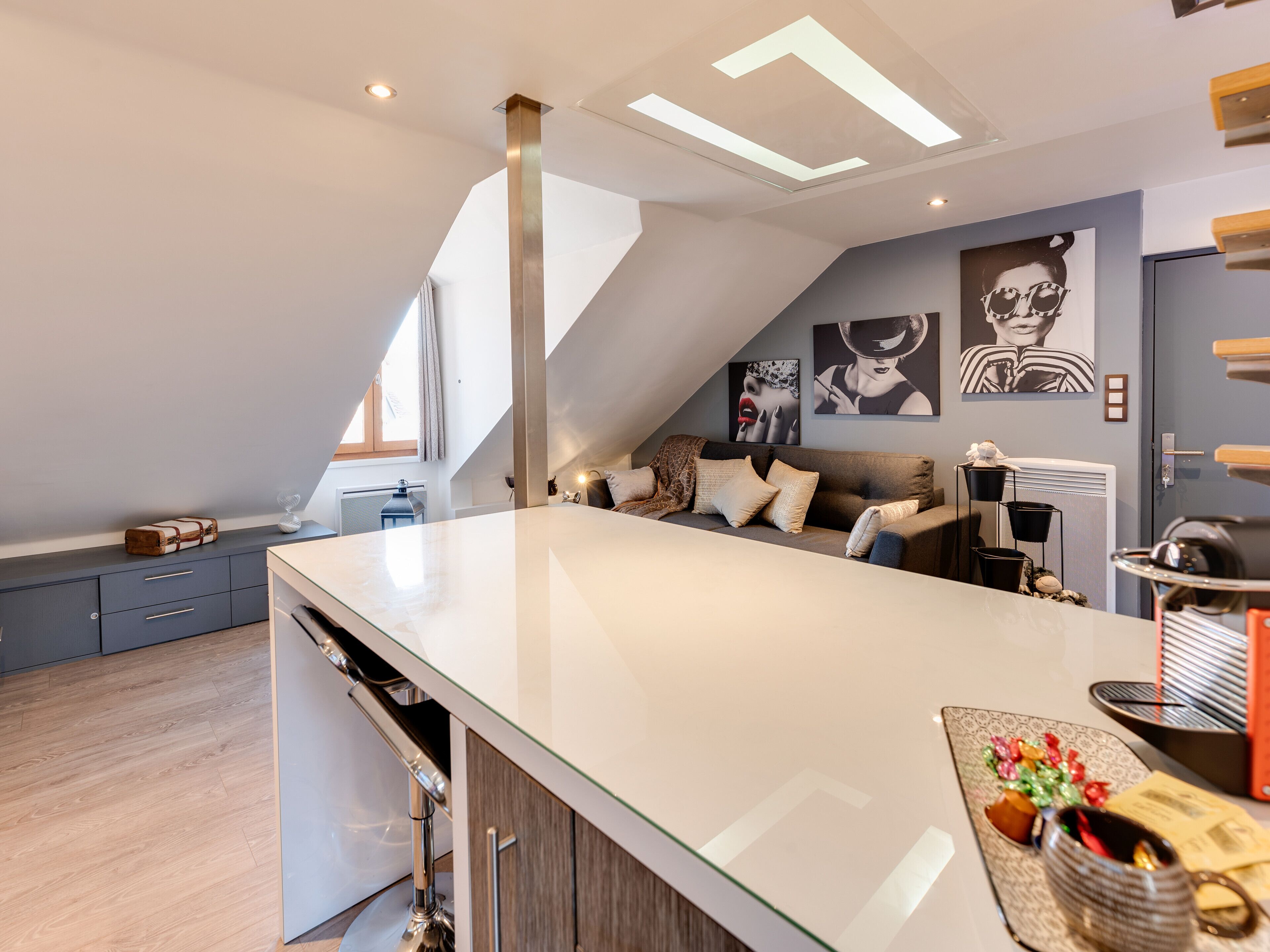 Le Duplex, atypique, superbe coeur centre ville