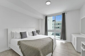 2 bedrooms, iron/ironing board, travel cot, WiFi