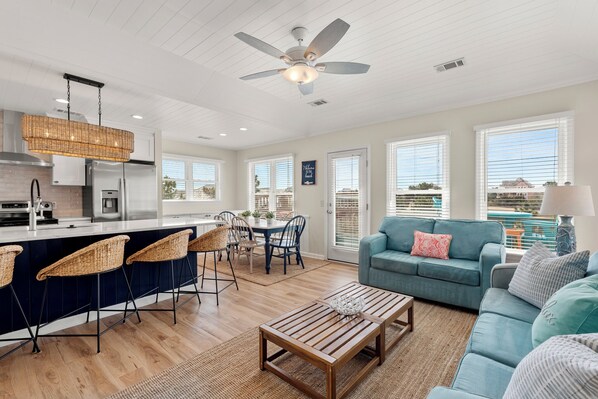 TV, DVD player - Always Chill: Hot Tub, Pool Access, Golf Discounts (Nags Head)