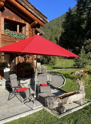 Romantic Chalet | Terrace/patio - Piccola Fiamma by Pizzo Fiamma (Zermatt)