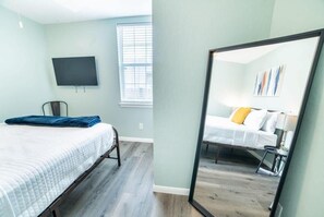 1 habitación, tabla de planchar con plancha, wifi y ropa de cama 