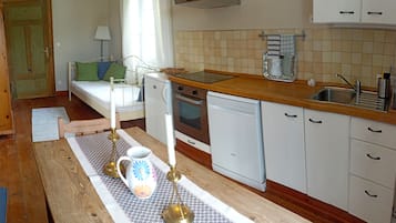 Kühlschrank, Mikrowelle, Ofen, Geschirrspüler