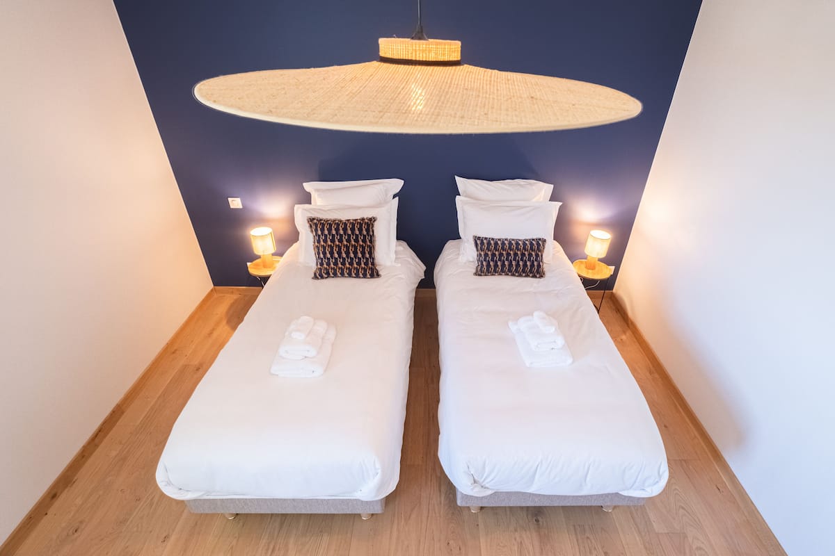 Habitación familiar con 1 cama matrimonial o 2 individuales | Ropa de cama de alta calidad y camas con pillow-top