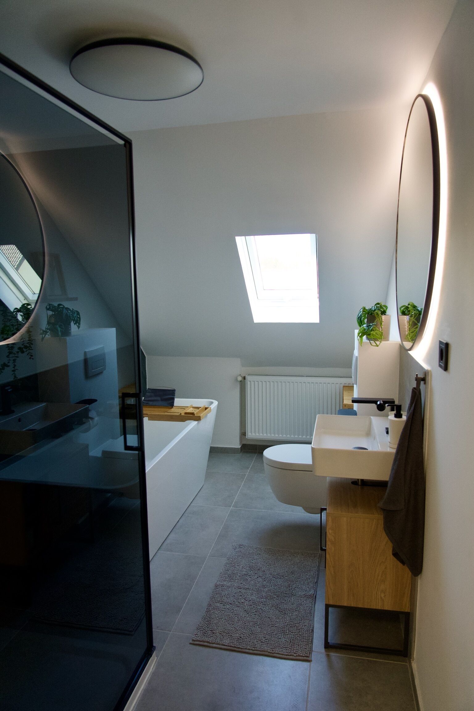 Eco-friendly toiletries, hair dryer, towels, toilet paper