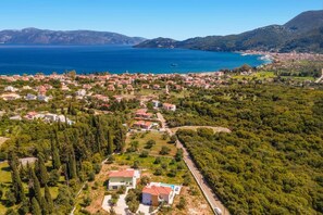 Aerial view - Villa Corelli by Villa Plus (Cephalonia)