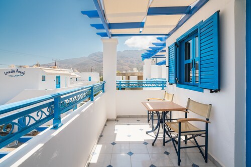 Maison de vacances 'Livadia Beach Tilos Apartment' avec vue sur la mer, Wi-Fi et climatisation