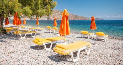 Holiday Home 'Livadia Beach Studio B ' with Sea View, Wi-Fi and Air Conditioning