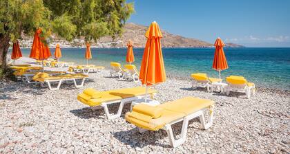 Holiday Home 'Livadia Beach Studio B ' with Sea View, Wi-Fi and Air Conditioning