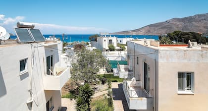 Holiday Home 'Olympus Tilos Apt Double A2 ' with Mountain View, Wi-Fi and Air Conditioning