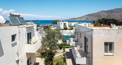 Holiday Home 'Olympus Tilos Apt Double A2 ' with Mountain View, Wi-Fi and Air Conditioning