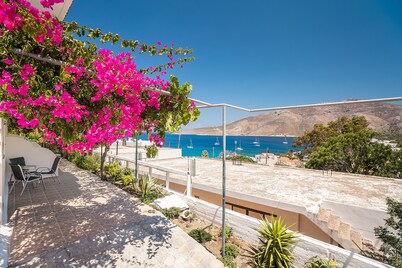 Holiday Home 'Panorama Tilos Apt A' with Sea View, Wi-Fi and Air Conditioning