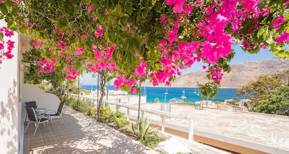 Holiday Home 'Panorama Tilos Apt A' with Sea View, Wi-Fi and Air Conditioning
