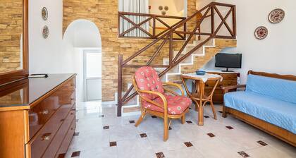 Holiday Home 'Olympus Tilos Apt Double A1 ' with Mountain View, Wi-Fi and Air Conditioning