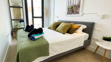 2 makuuhuonetta, silitysrauta/-lauta, ilmainen Wi-Fi, vuodevaatteet