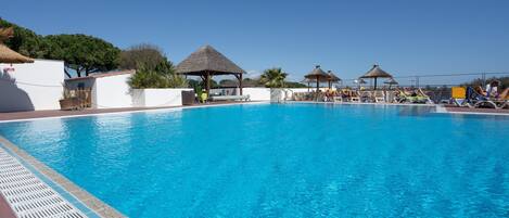Una piscina riscaldata