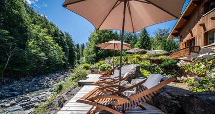 Appartement 'Au Rêve Savoyard 3' mit gemeinsamer Terrasse und Garten für 6 Personen
