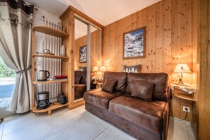 TV - Studio 'Au Rêve Savoyard 1' with Shared Terrace, for 2 People (Morillon)