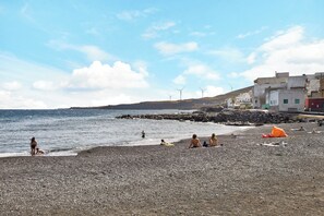Aan het strand