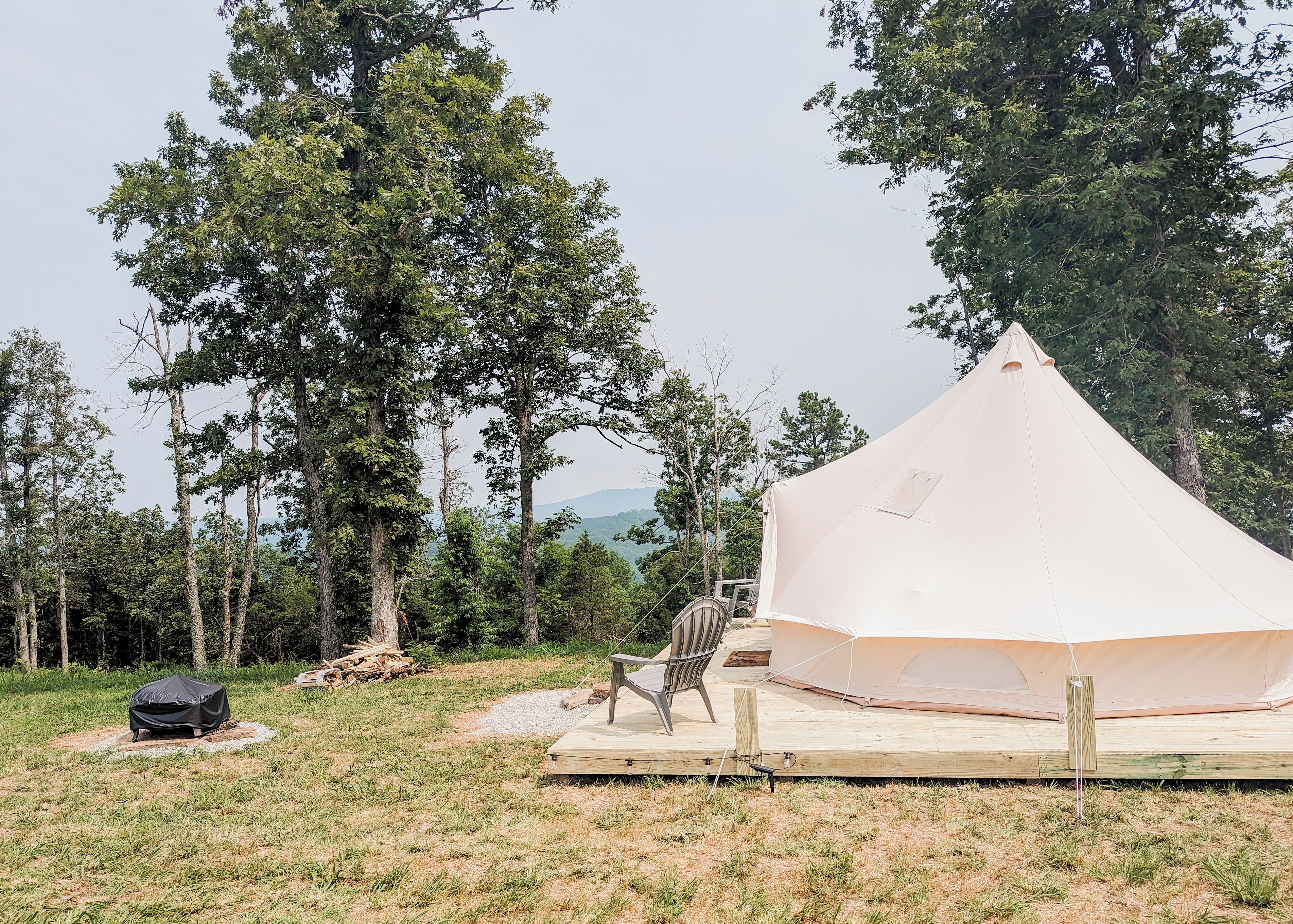 Glamping tent in Newton County by Buffalo River!
