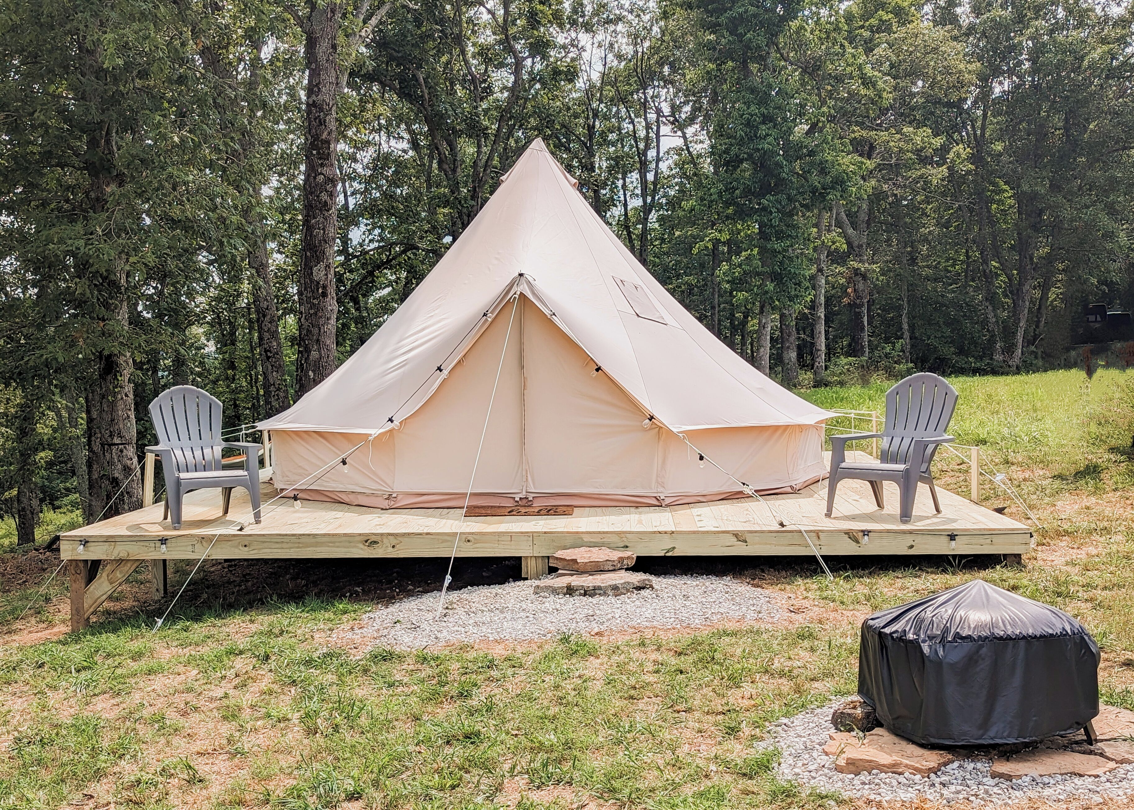 Glamping tent in Newton County by Buffalo River!