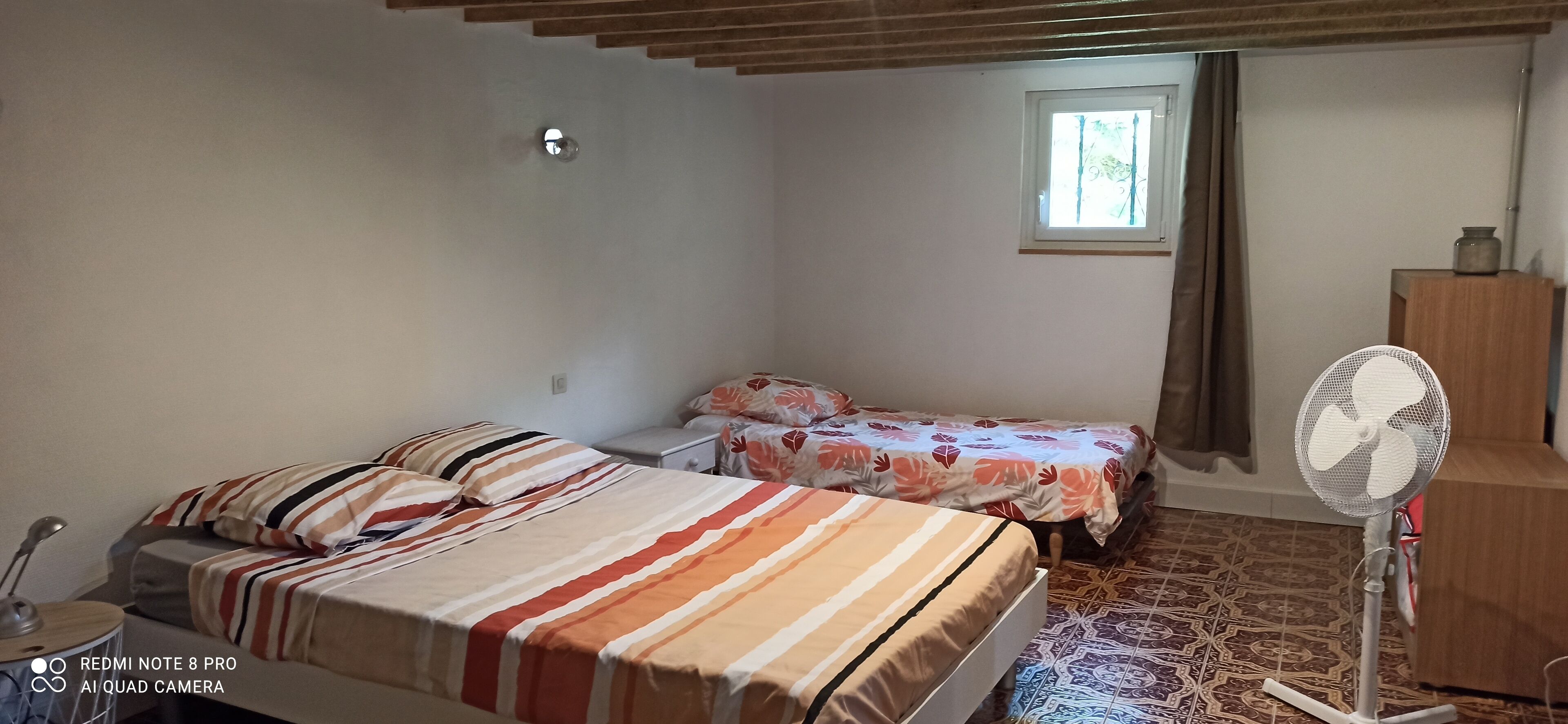 Cottage in the countryside on the edge of the forest