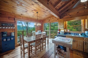 Interior - 3 Dogs! Fenced Yard-Hot Tub-Mountain View-Hikes out the door-Game Room-King Beds (Blue Ridge)