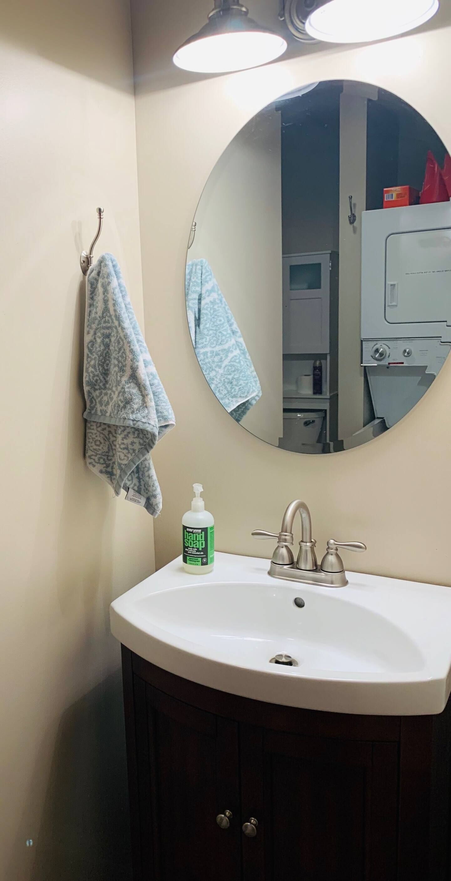 Steps from beach at Big Bass Lake