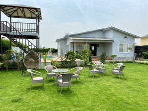 Outdoor wedding area - GoBravo 71: 2Bhk Farm with Pool & Garden Sector 150 Noida (Noida)