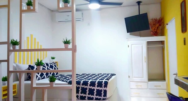 1 Schlafzimmer, schallisolierte Zimmer, Bügeleisen/Bügelbrett, WLAN