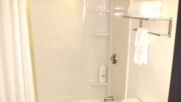 Free toiletries, hair dryer, towels, soap