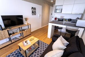 Smart-tv och böcker