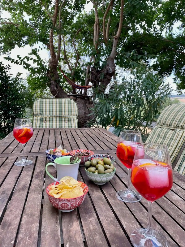 Udendørs spisemuligheder